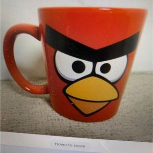 Angry Birds Rovio entertainment red ceramic coffee mug like new condition